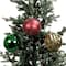 Assorted 4 Pack 4.7" Red, Green & Gold Peppermint Lane Shatterproof Ball Ornaments, 1pc. by Ashland®